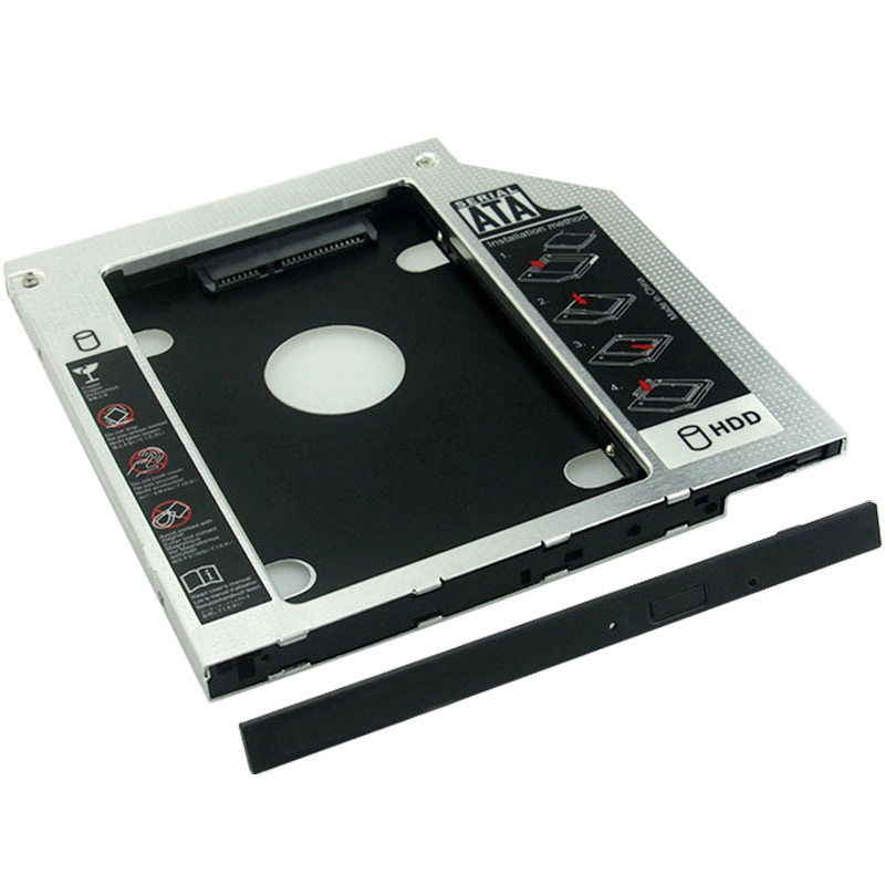 12.7mm Aluminum Hard Disk Drive Case Caddy IDE to SATA 2ND HDD Caddy