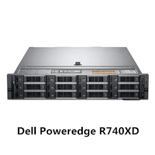 Dedicated 2u Rack Server Original Brand De-Ll Poweredge R740xd Server