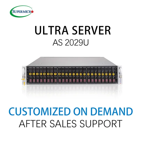 Supermicro Server Sys 2029u Tr4 Rack Used Stock with 32GB and 64GB 