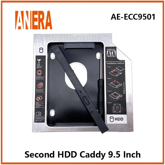 Aluminium 12.7mm 2ND Hard Drive Disk Caddy Bracket Adapter Second 2.5inch HDD Caddy Laptop 
