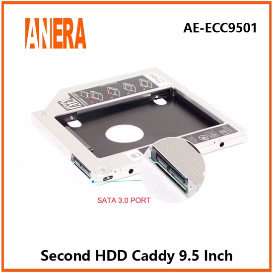 9.0mm 9.5mm 12.7mm SATA to SATA 2ND HDD Caddy