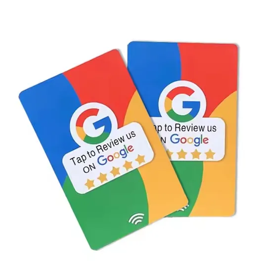 Feedback Card Whatsapp Instagram NFC Card Tiktok Business Cards 