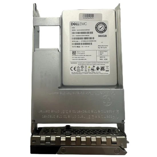 DELL Server SSD 960g SATA 6g Cache Read Intensive Ri SSD Drive Hard Disk DELL Internal 960g SATA SSD Drive 