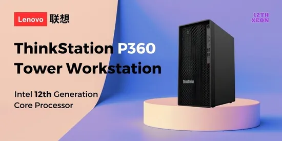 High Performance New P360 Thinkstation I5 12500/8GB/1tb/T600 Lenovo Tower Graphics Workstation 