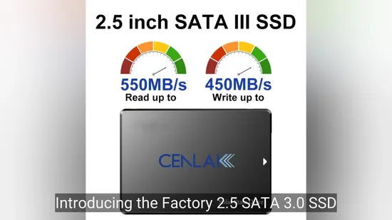 550MB/S Speed 2.5 SATA III SSD 256GB 512GB 1tb 2tb Hard Disk Drive for Computer PC 